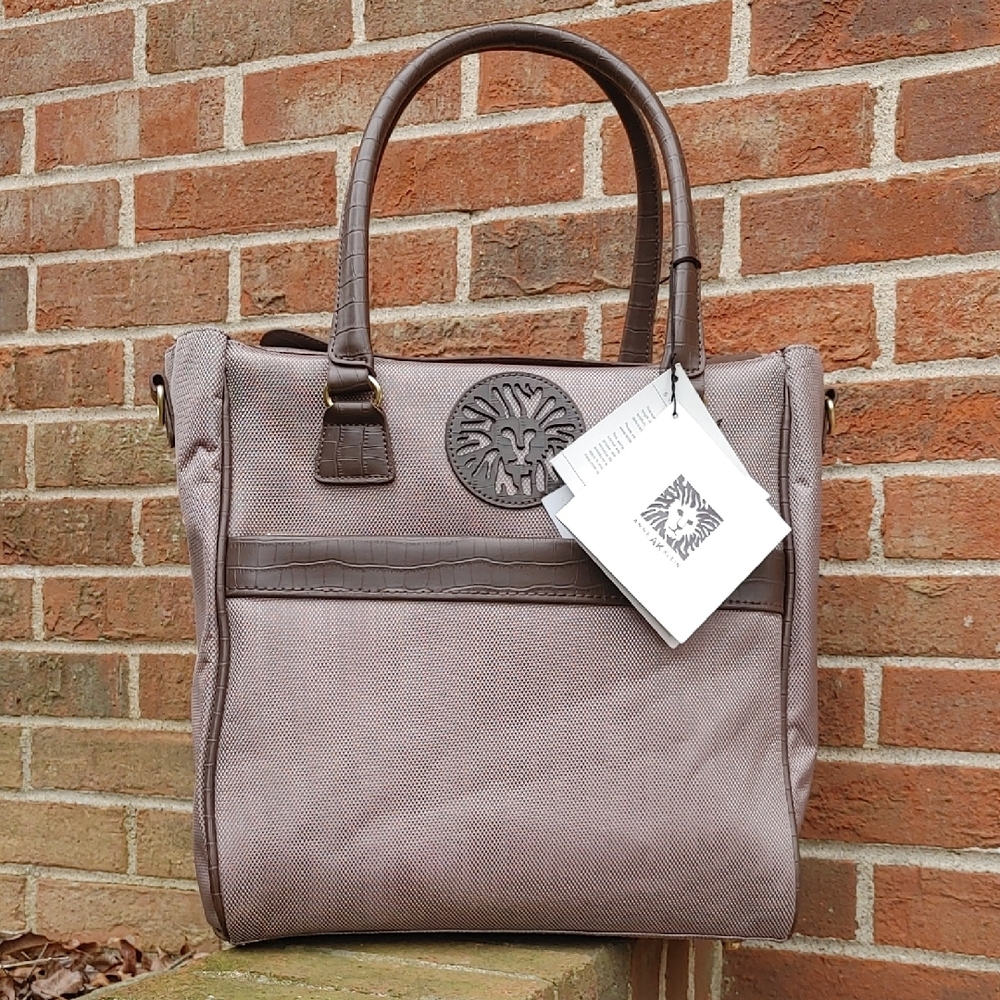 Anne Klein Taupe Newport Tote Bag (927)